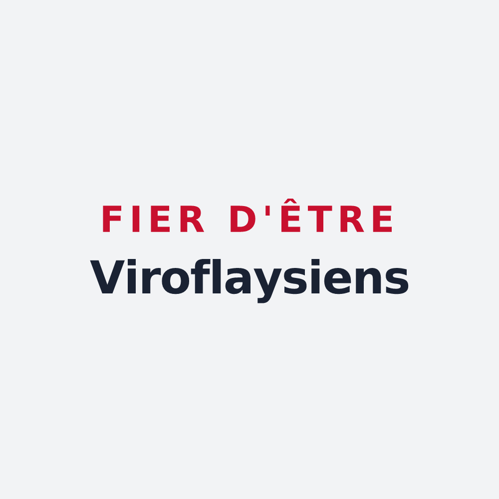 Poster « Fier d'être Viroflaysiens » — design pour Viroflay