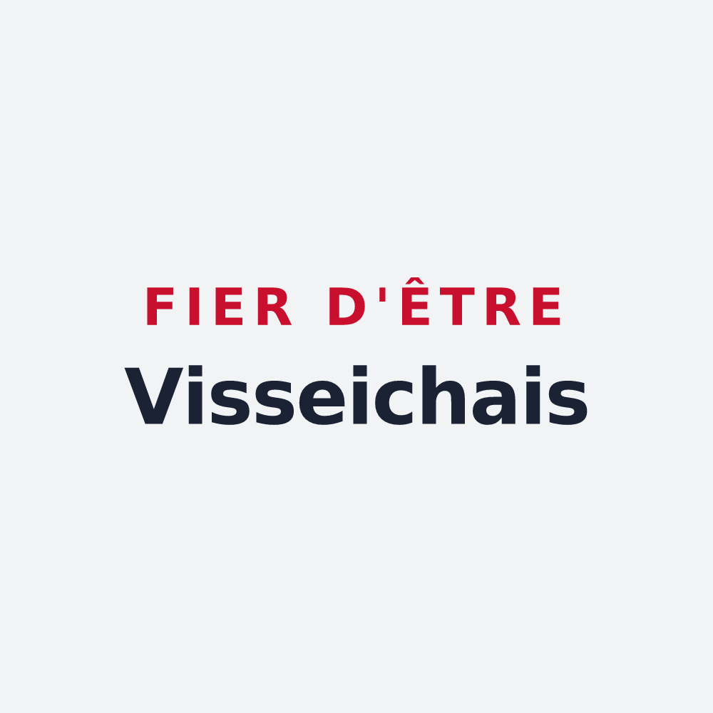 Poster « Fier d'être Visseichais » — design pour Visseiche