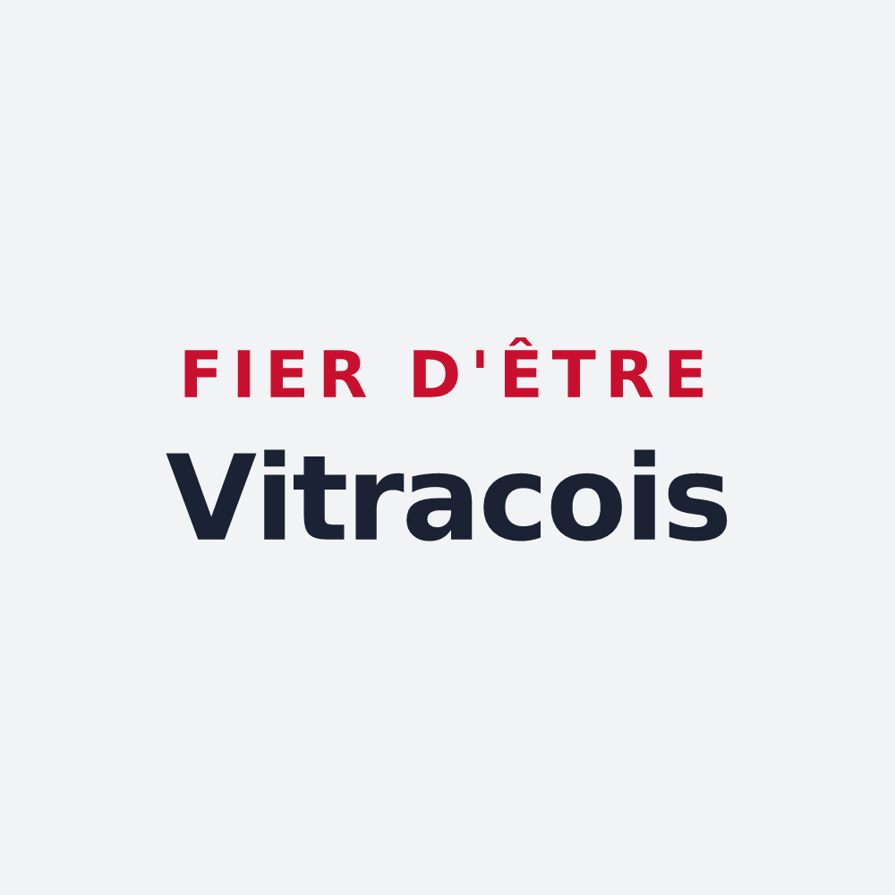 Poster « Fier d'être Vitracois » — design pour Vitrac