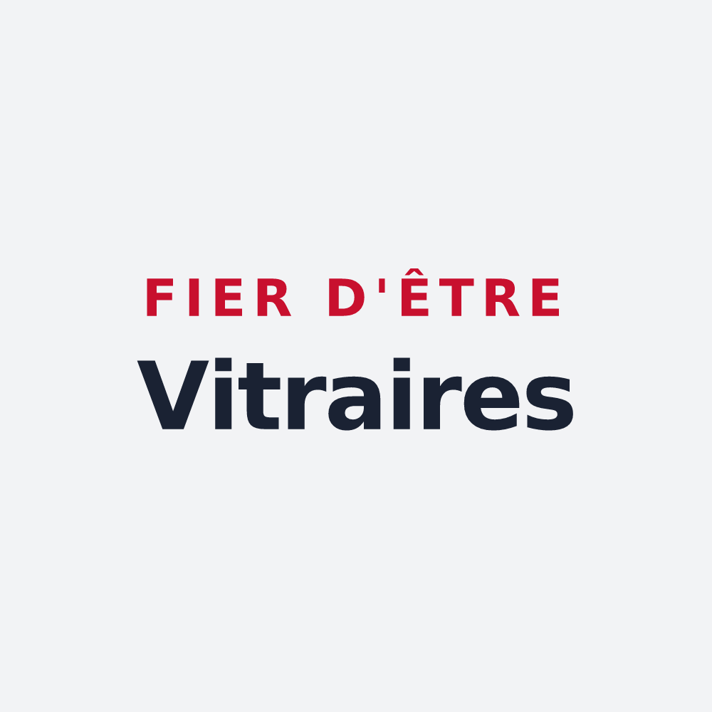 Poster « Fier d'être Vitraires » — design pour Vitrac