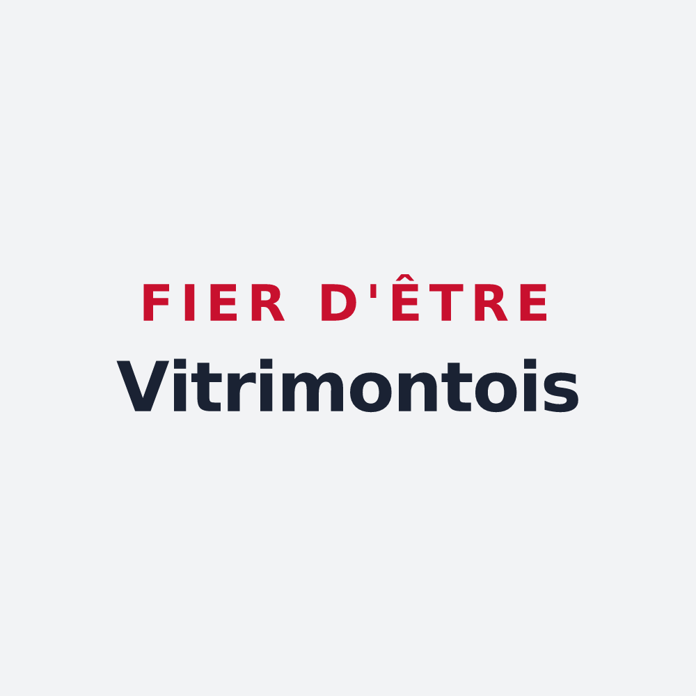 Poster « Fier d'être Vitrimontois » — design pour Vitrimont