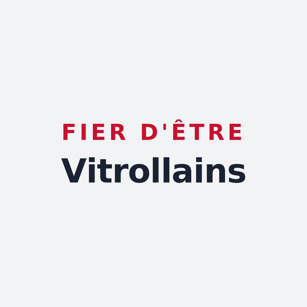 Poster « Fier d'être Vitrollains » — design pour Vitrolles-en-Lubéron