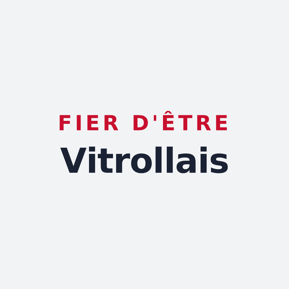 Poster « Fier d'être Vitrollais » — design pour Vitrolles