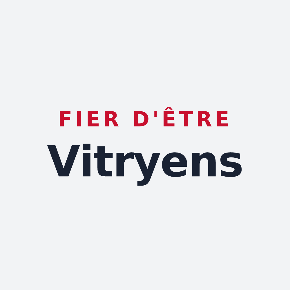 Poster « Fier d'être Vitryens » — design pour Vitry-en-Artois