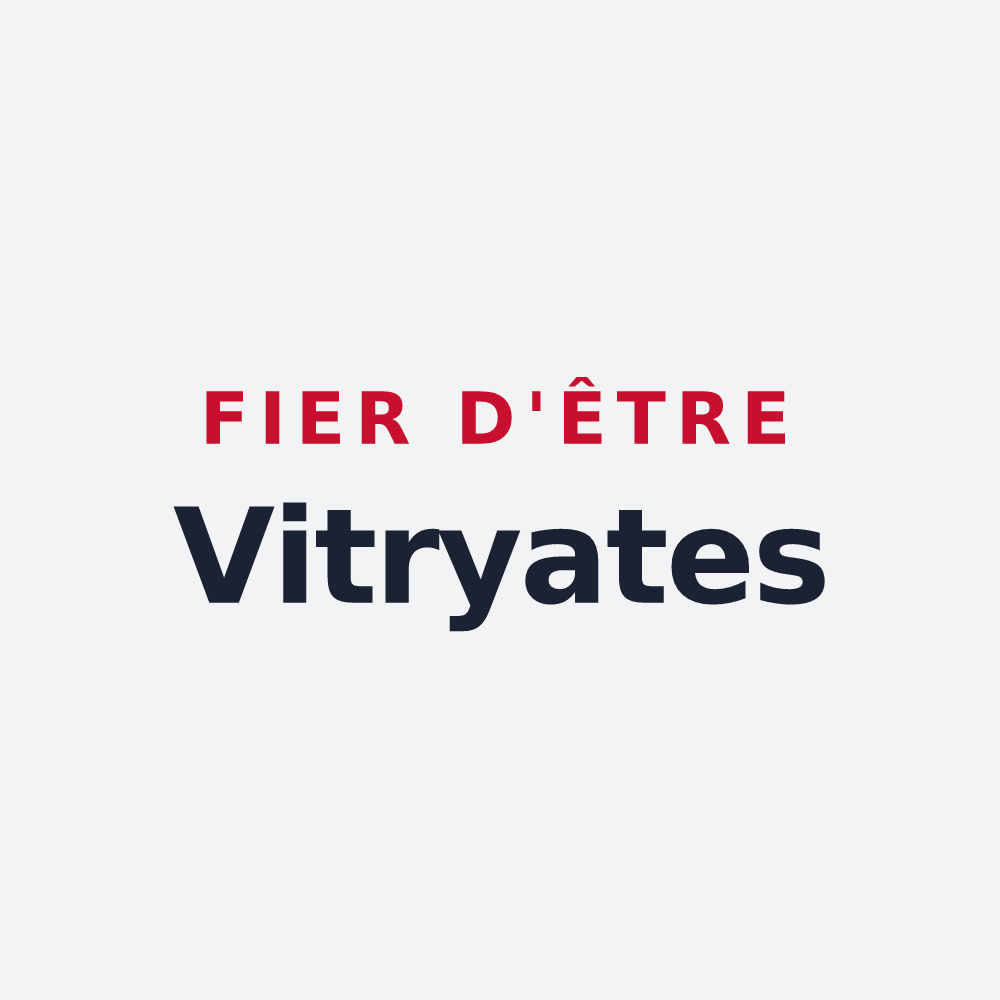 Poster « Fier d'être Vitryates » — design pour Vitry-le-François