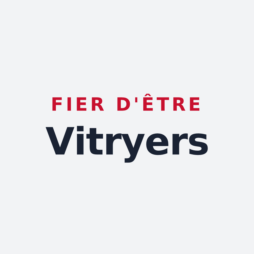 Poster « Fier d'être Vitryers » — design pour Vitry-lès-Nogent