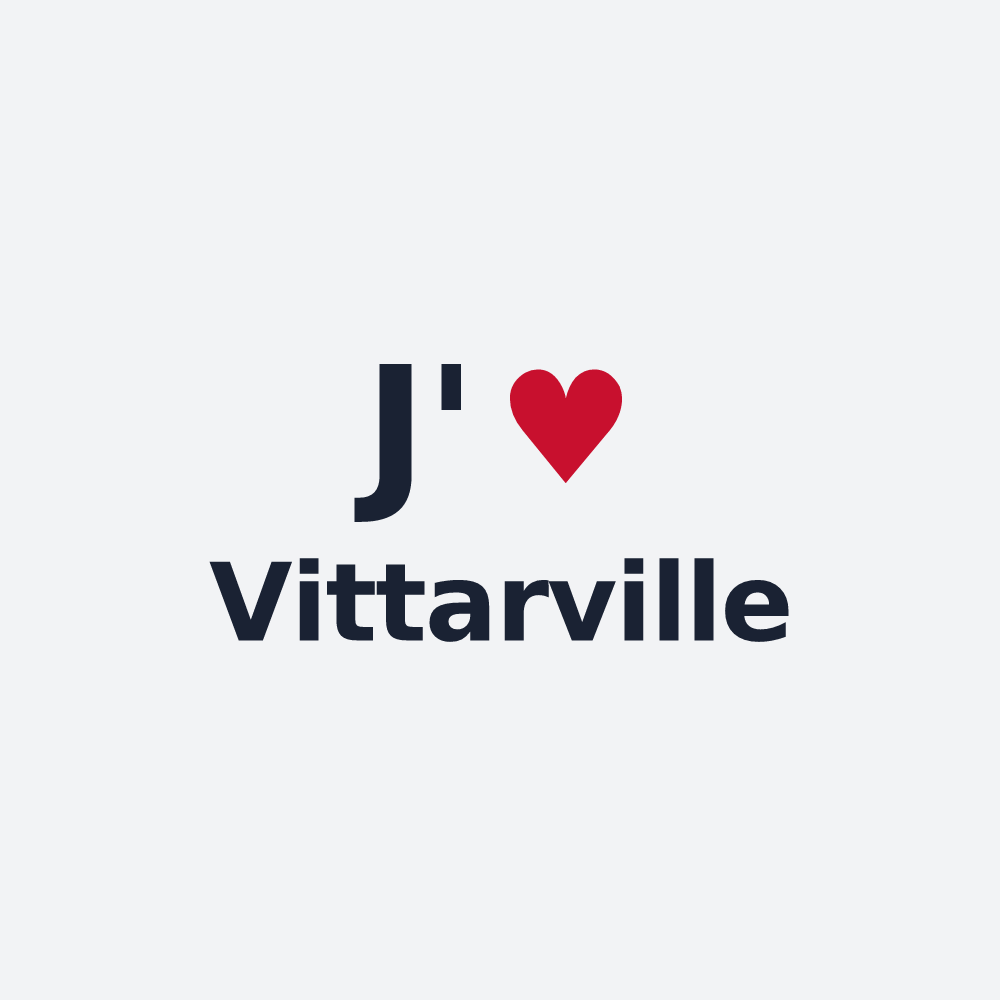 Poster personnalisé Vittarville — design J'aime Vittarville