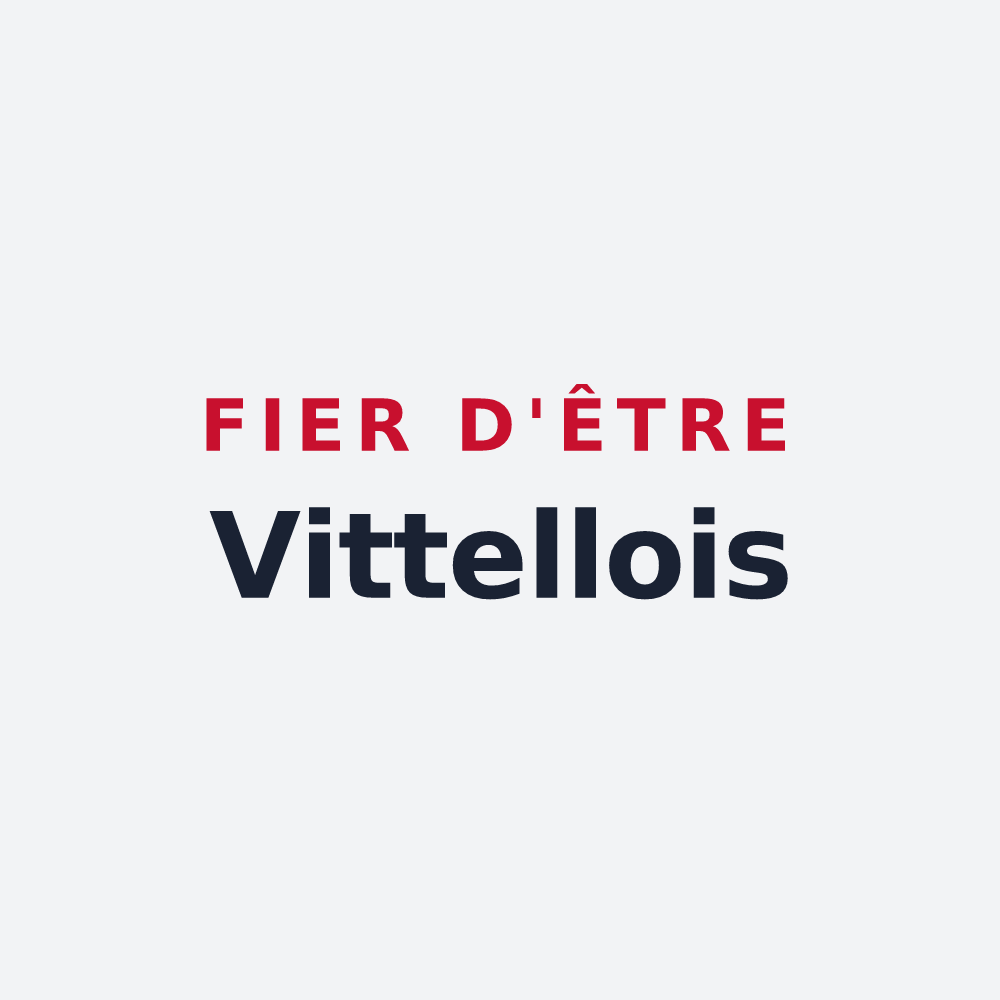 Poster « Fier d'être Vittellois » — design pour Vittel