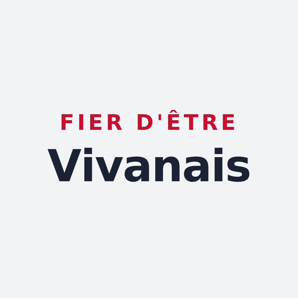 Poster « Fier d'être Vivanais » — design pour Vivans