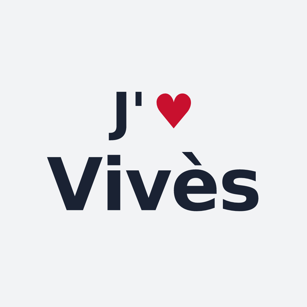 Poster personnalisé Vivès — design J'aime Vivès