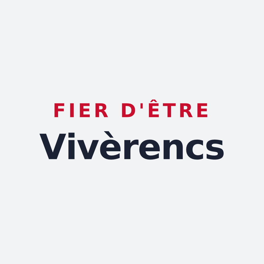 Poster « Fier d'être Vivèrencs » — design pour Vivès