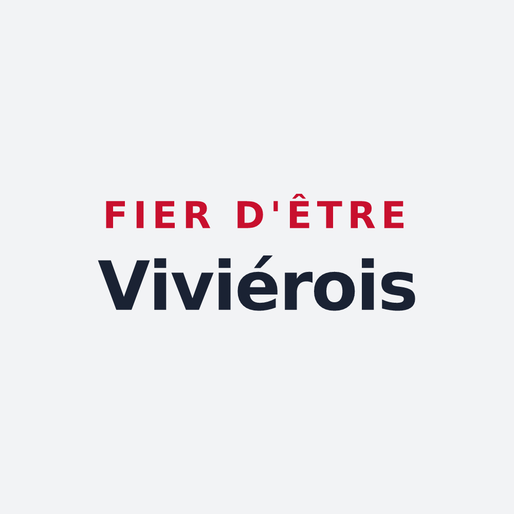 Poster « Fier d'être Viviérois » — design pour Vivières