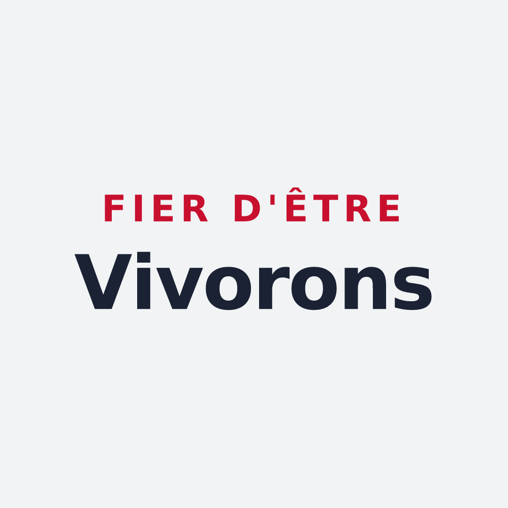 Poster « Fier d'être Vivorons » — design pour Viviers-sur-Artaut