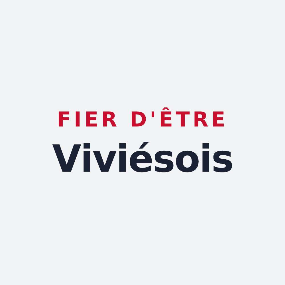 Poster « Fier d'être Viviésois » — design pour Viviès