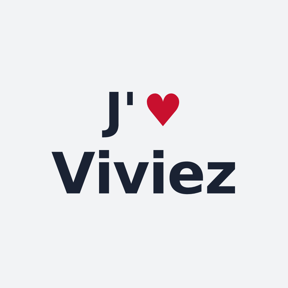 Poster personnalisé Viviez — design J'aime Viviez