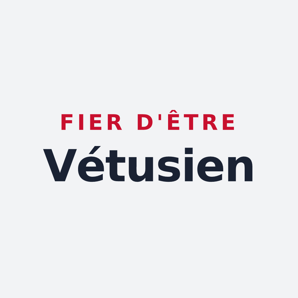Poster « Fier d'être Vétusien » — design pour Vivy