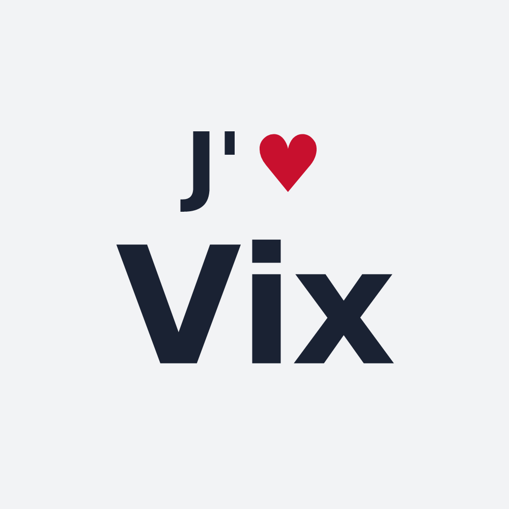 Poster personnalisé Vix — design J'aime Vix