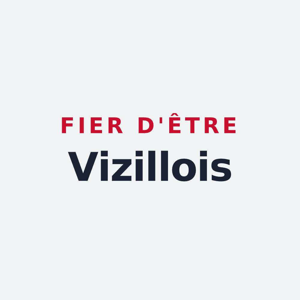 Poster « Fier d'être Vizillois » — design pour Vizille