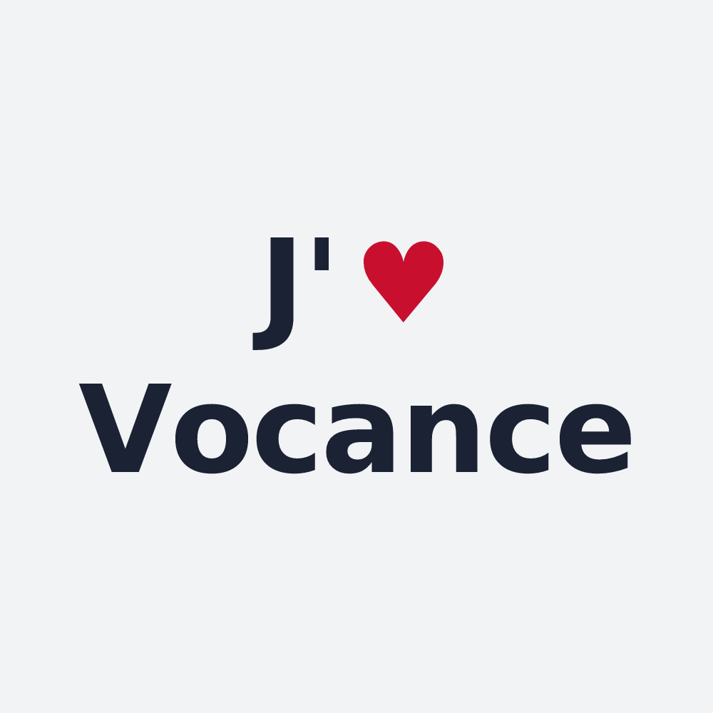 Poster personnalisé Vocance — design « J'aime Vocance » imprimé sur le poster
