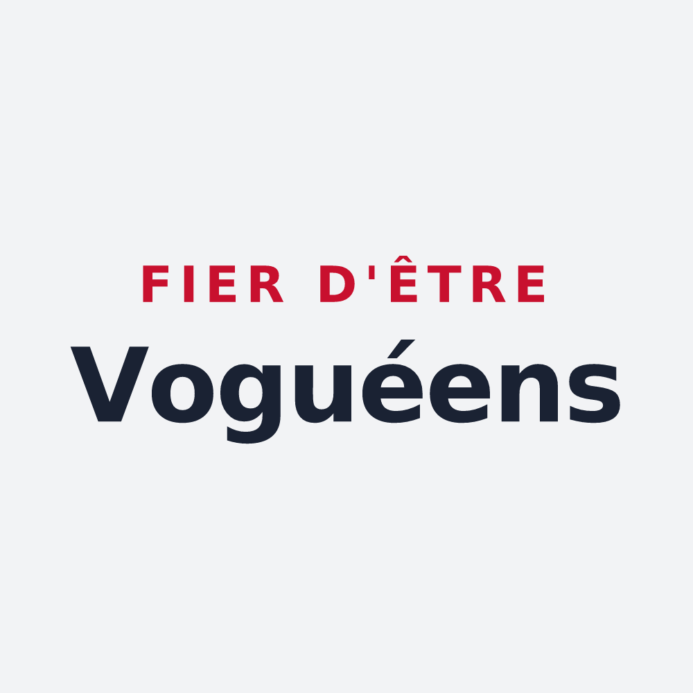 Poster « Fier d'être Voguéens » — design pour Vogüé