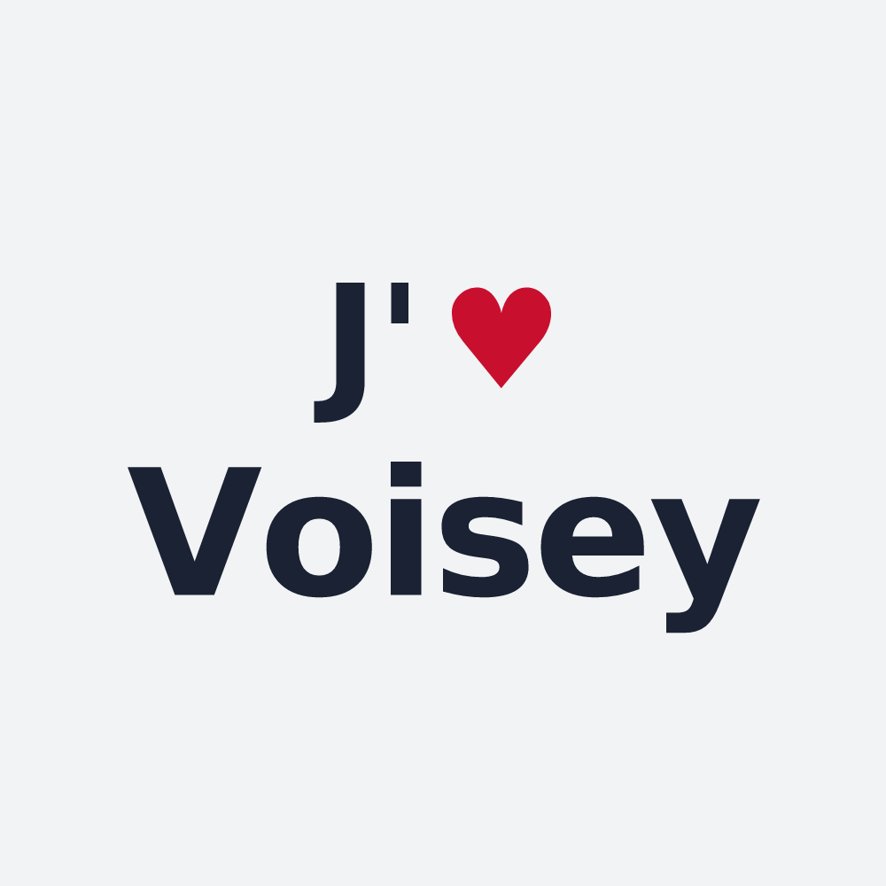 Poster personnalisé Voisey — design J'aime Voisey
