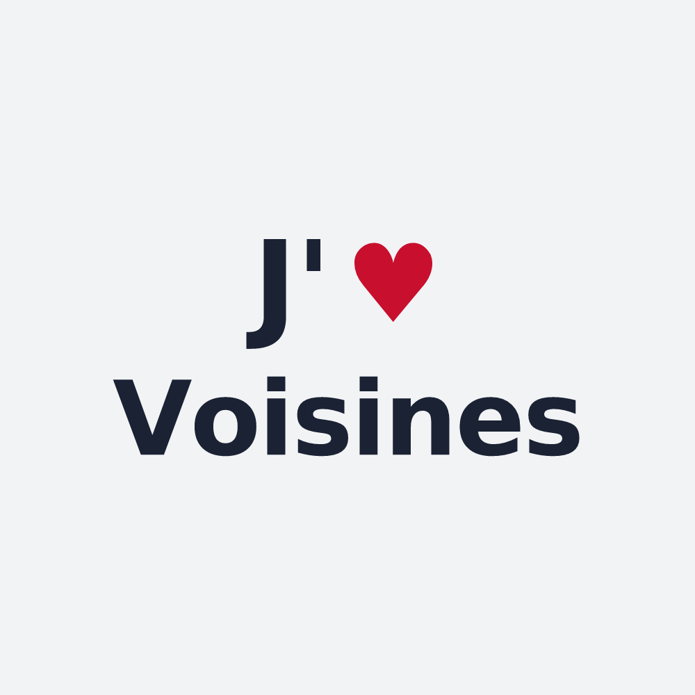 Poster personnalisé Voisines — design J'aime Voisines