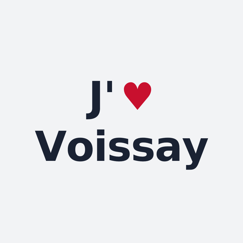 Poster personnalisé Voissay — design J'aime Voissay