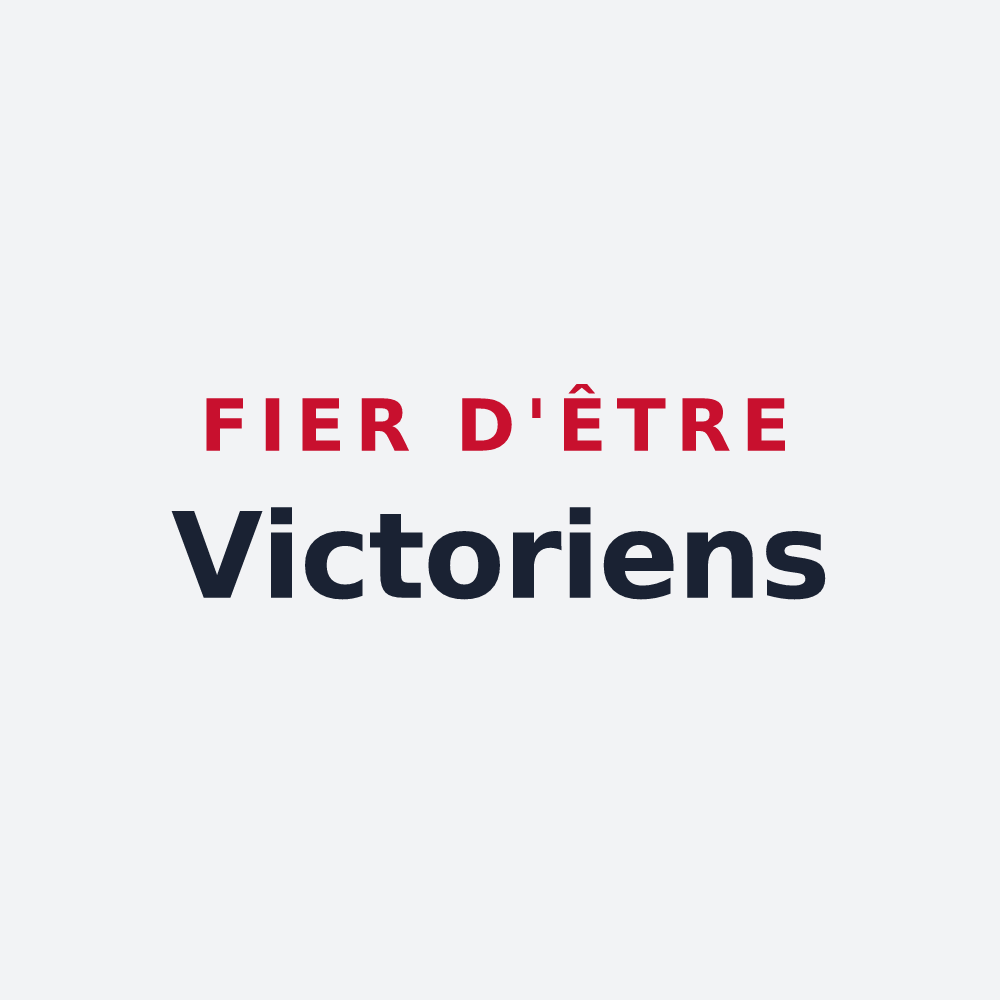 Poster « Fier d'être Victoriens » — design pour Voiteur