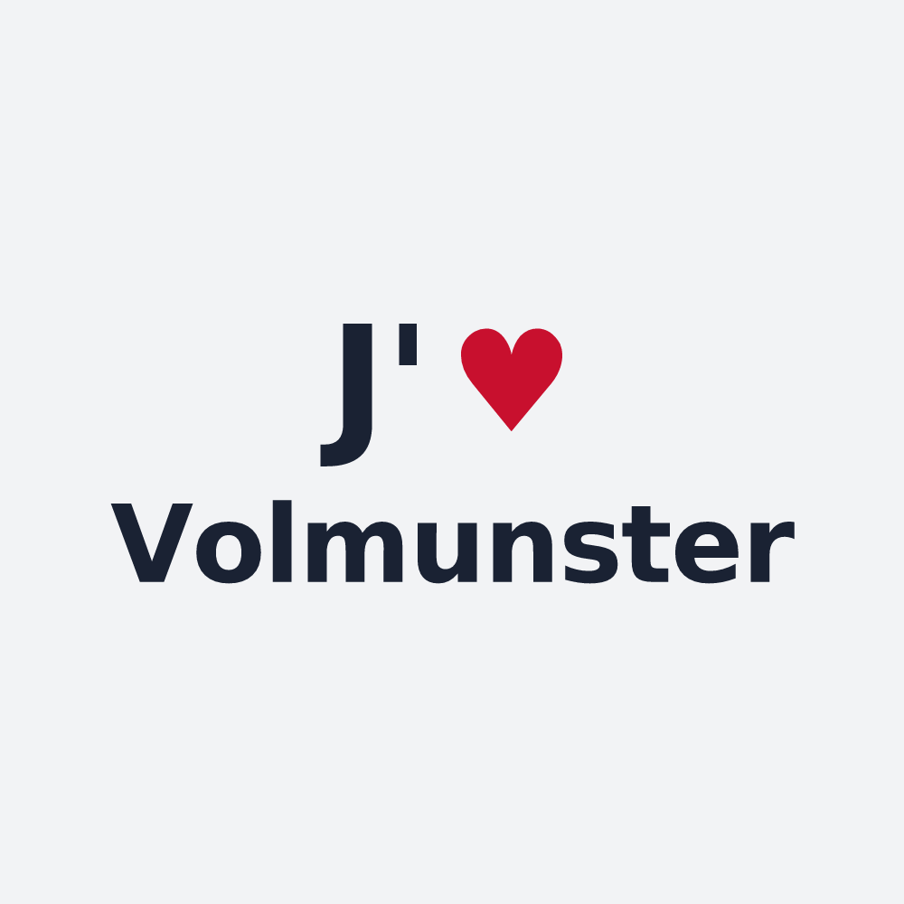 Poster personnalisé Volmunster — design J'aime Volmunster