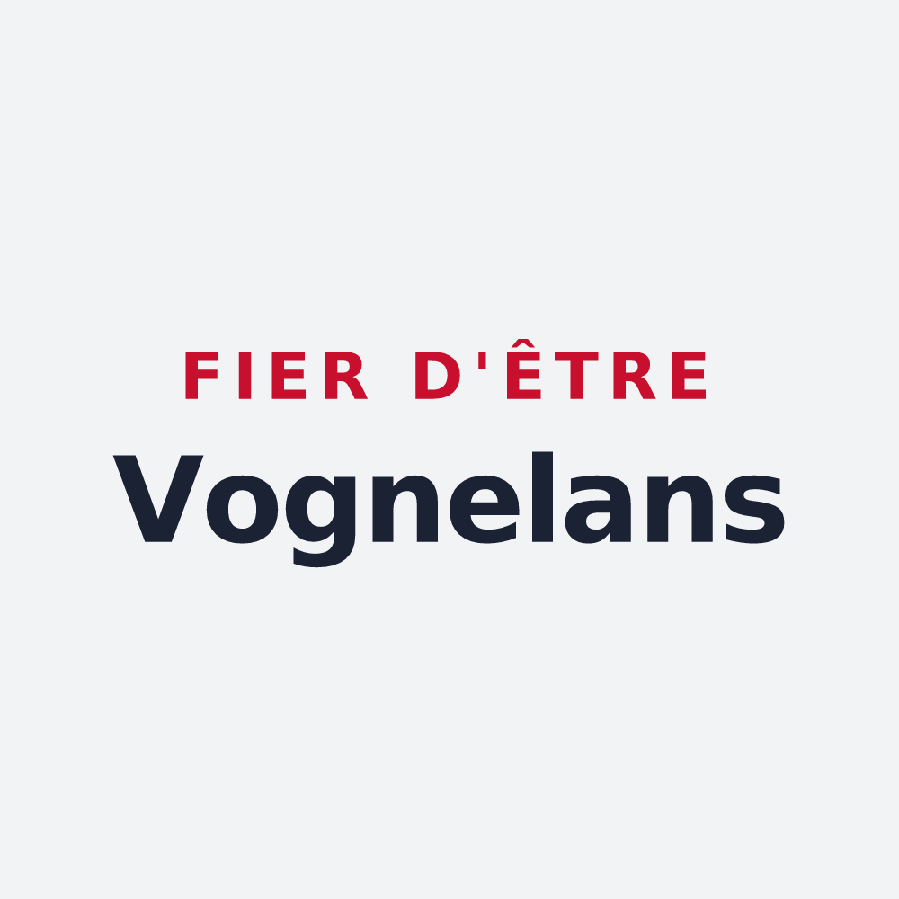 Poster « Fier d'être Vognelans » — design pour Vongnes