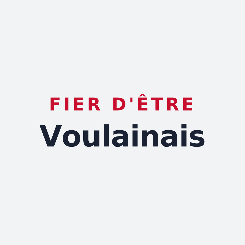 Poster « Fier d'être Voulainais » — design pour Voulaines-les-Templiers