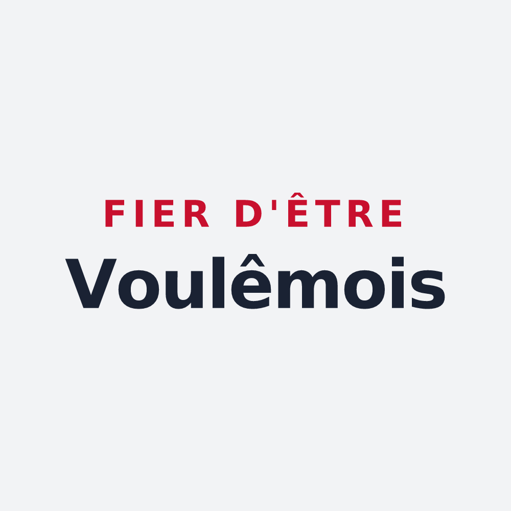Poster « Fier d'être Voulêmois » — design pour Voulême