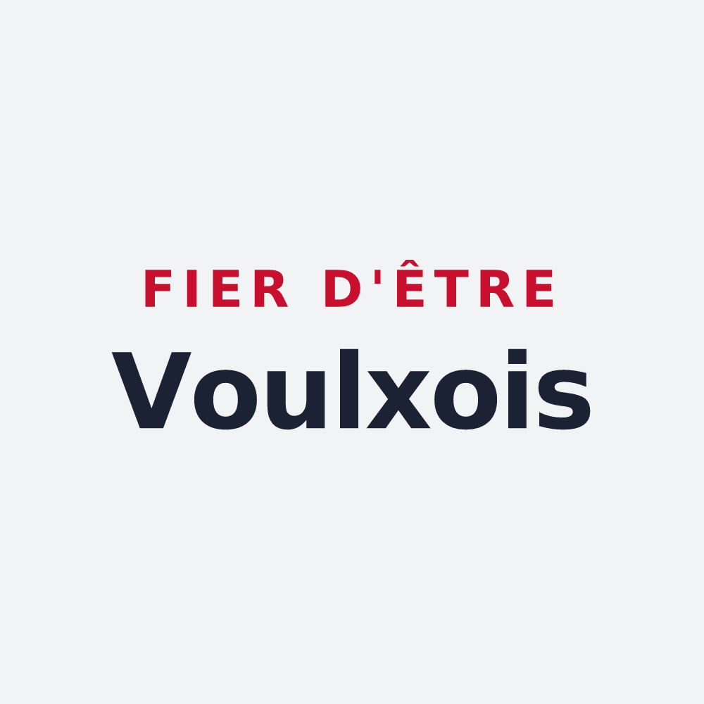 Poster « Fier d'être Voulxois » — design pour Voulx