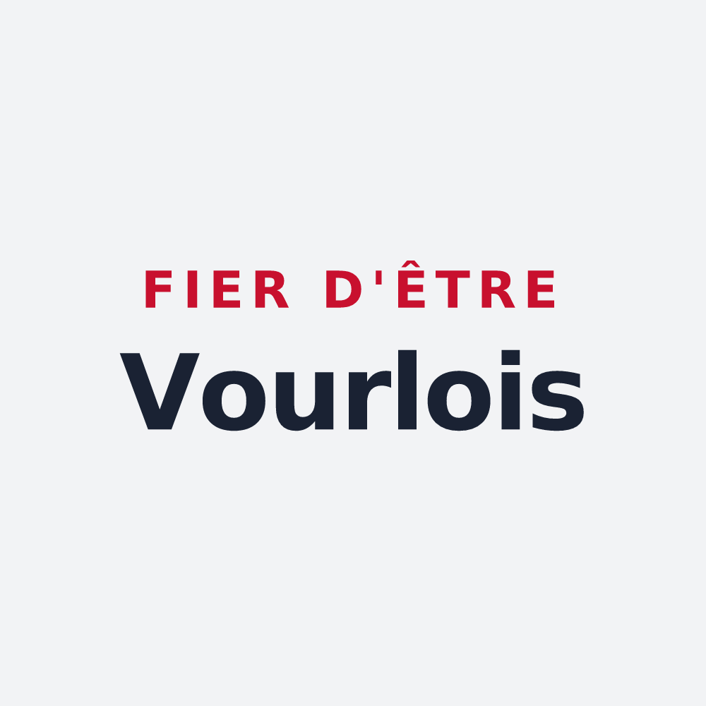 Poster « Fier d'être Vourlois » — design pour Vourles
