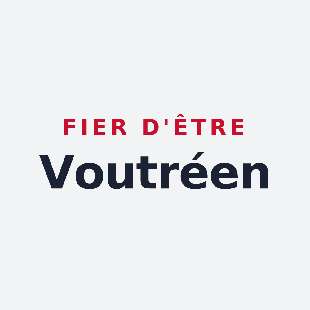Poster « Fier d'être Voutréen » — design pour Voutré
