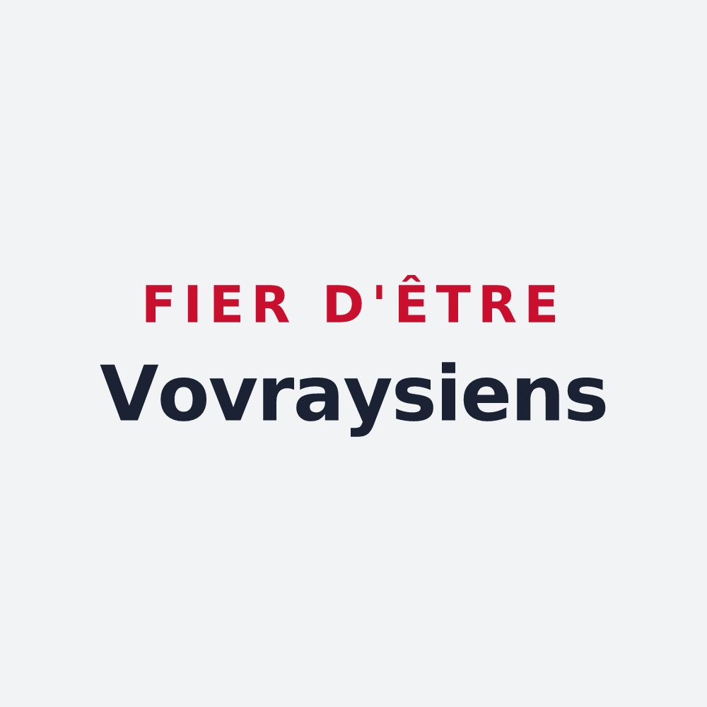 Poster « Fier d'être Vovraysiens » — design pour Vovray-en-Bornes