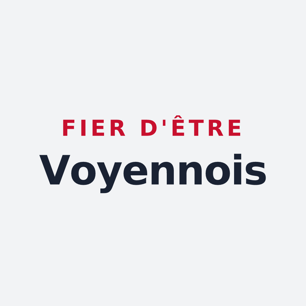 Poster « Fier d'être Voyennois » — design pour Voyenne