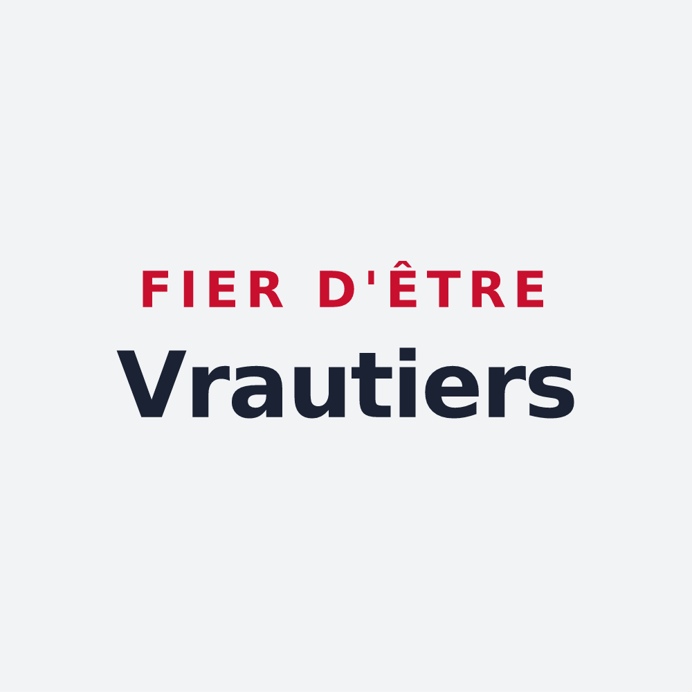 Poster « Fier d'être Vrautiers » — design pour Vraux