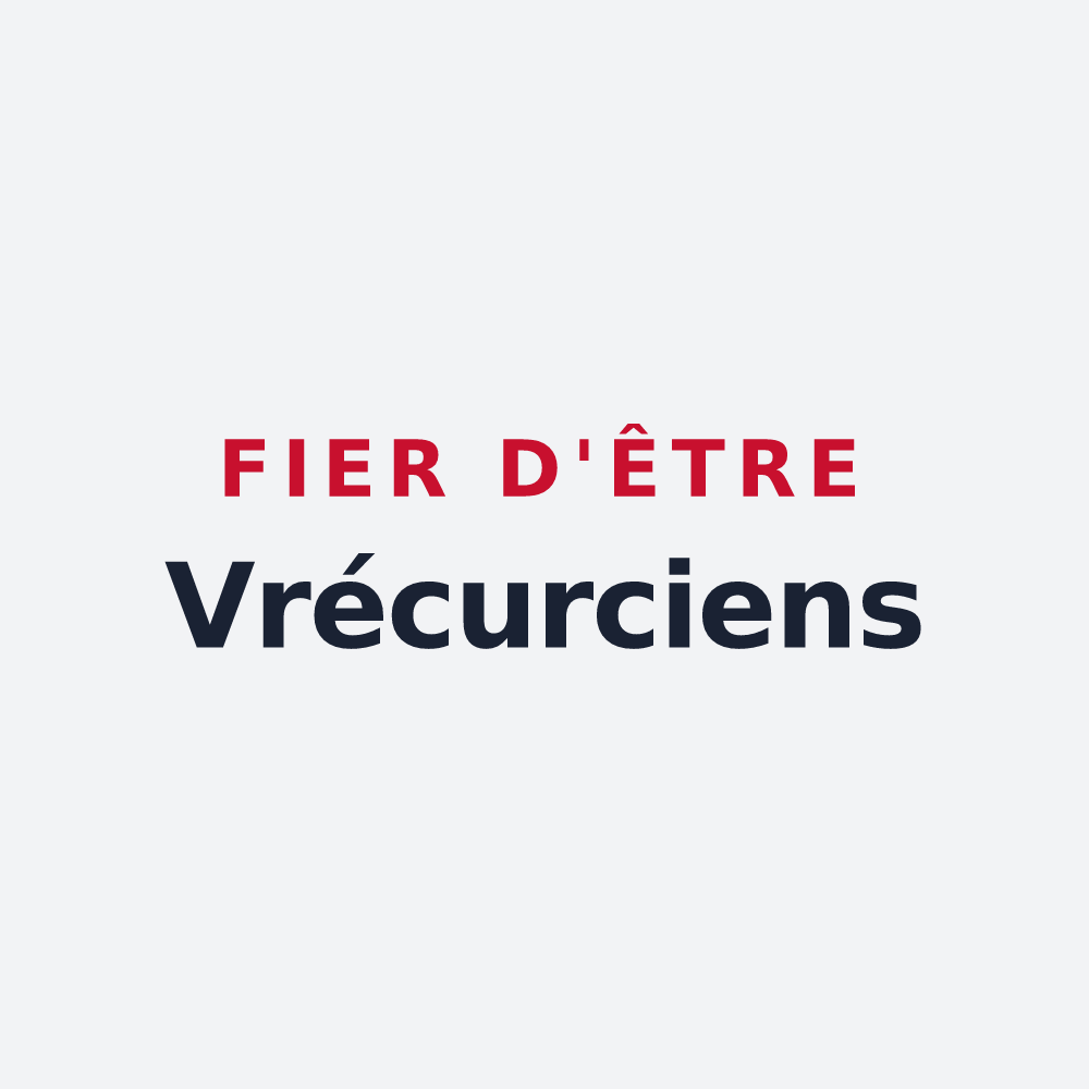 Poster « Fier d'être Vrécurciens » — design pour Vrécourt