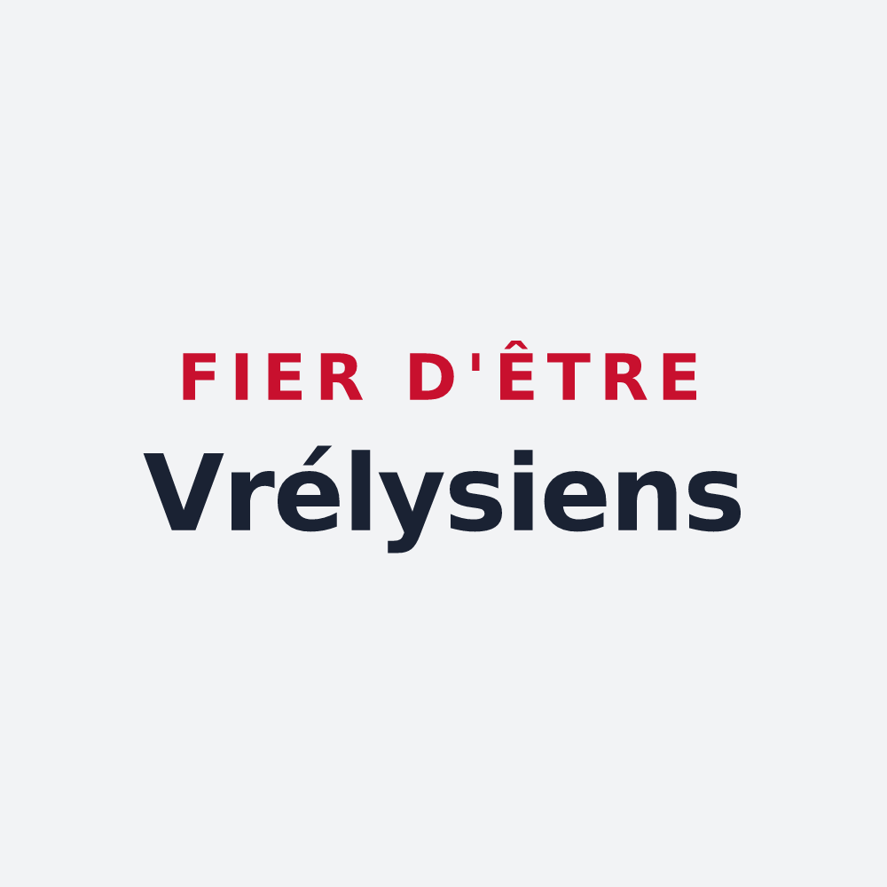 Poster « Fier d'être Vrélysiens » — design pour Vrély