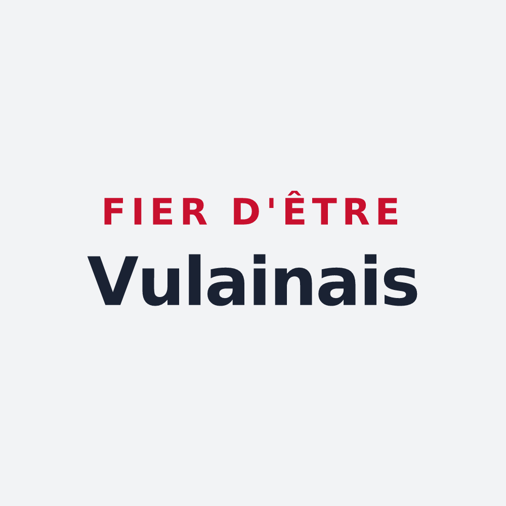 Poster « Fier d'être Vulainais » — design pour Vulaines