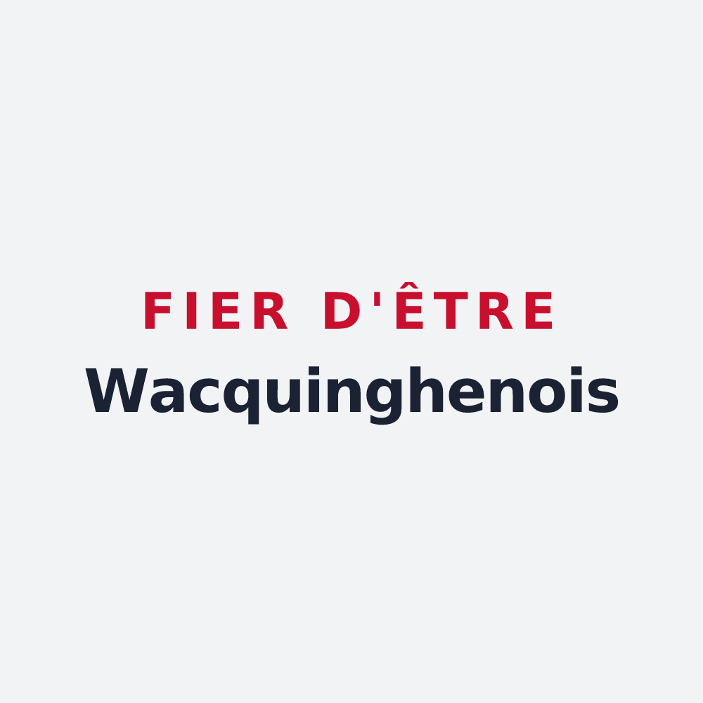Poster « Fier d'être Wacquinghenois » — design pour Wacquinghen