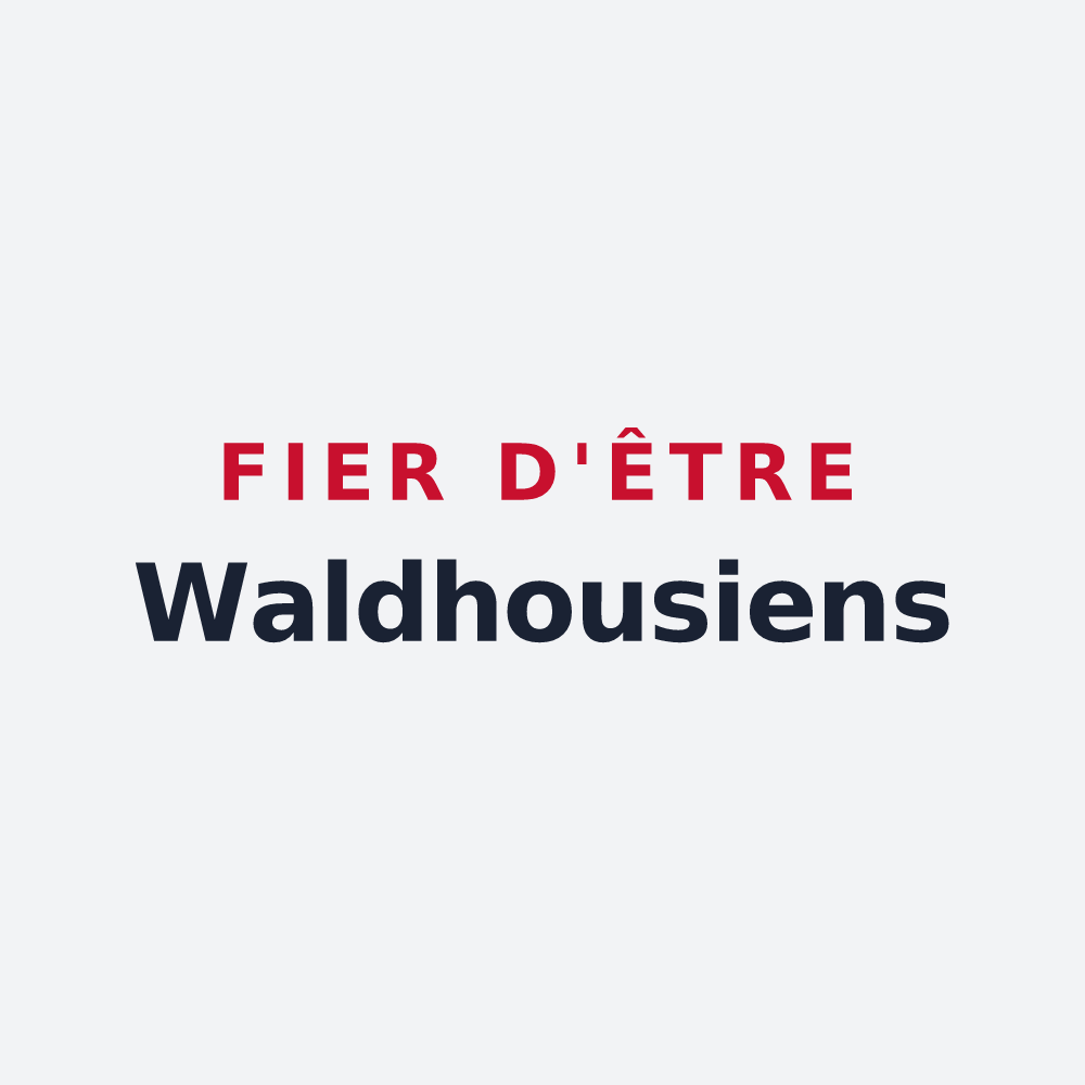 Poster « Fier d'être Waldhousiens » — design pour Waldhouse