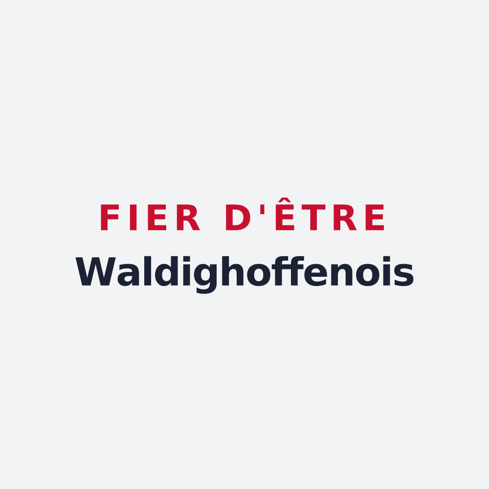 Poster « Fier d'être Waldighoffenois » — design pour Waldighoffen