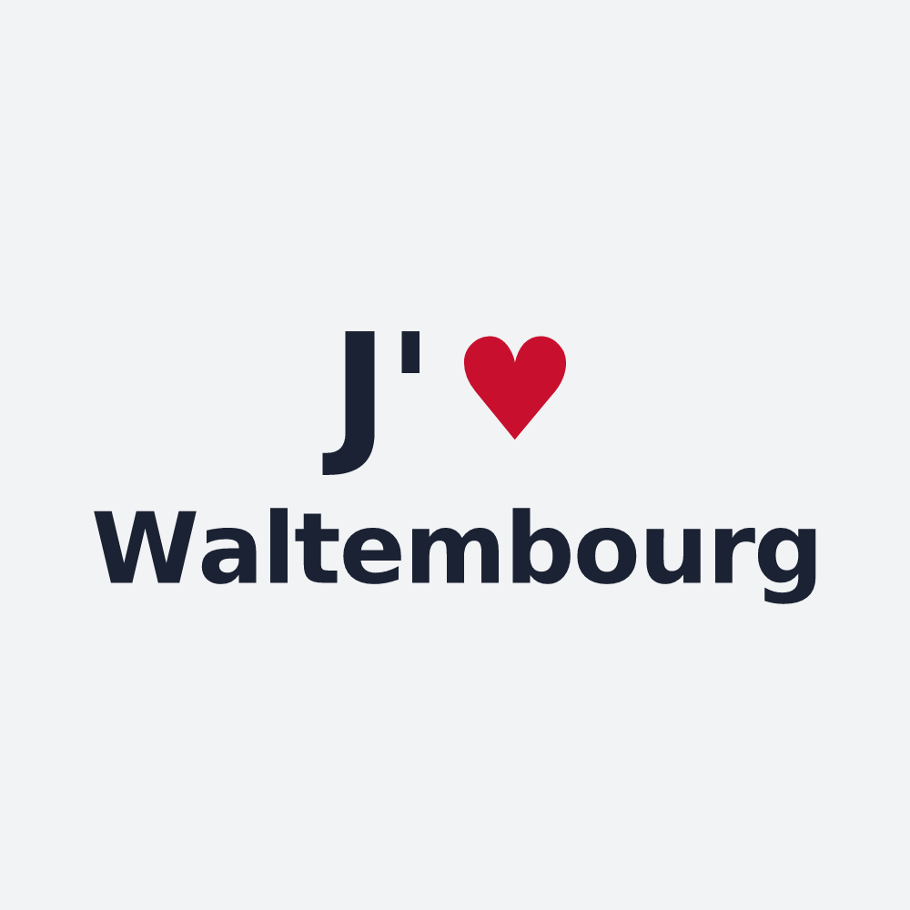 Poster personnalisé Waltembourg — design J'aime Waltembourg