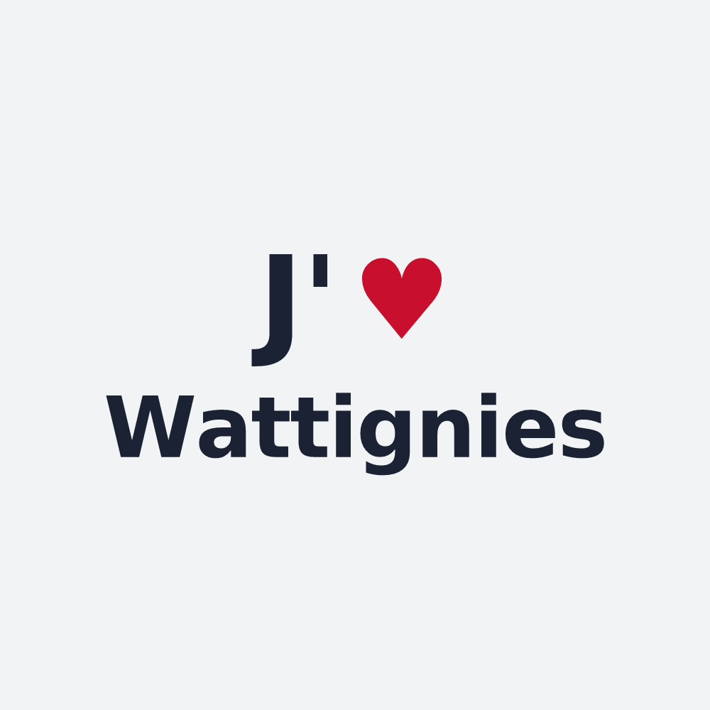 Poster personnalisé Wattignies — design J'aime Wattignies
