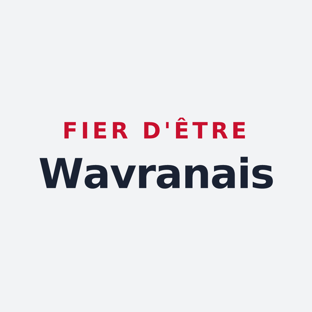 Poster « Fier d'être Wavranais » — design pour Wavrans-sur-l'Aa