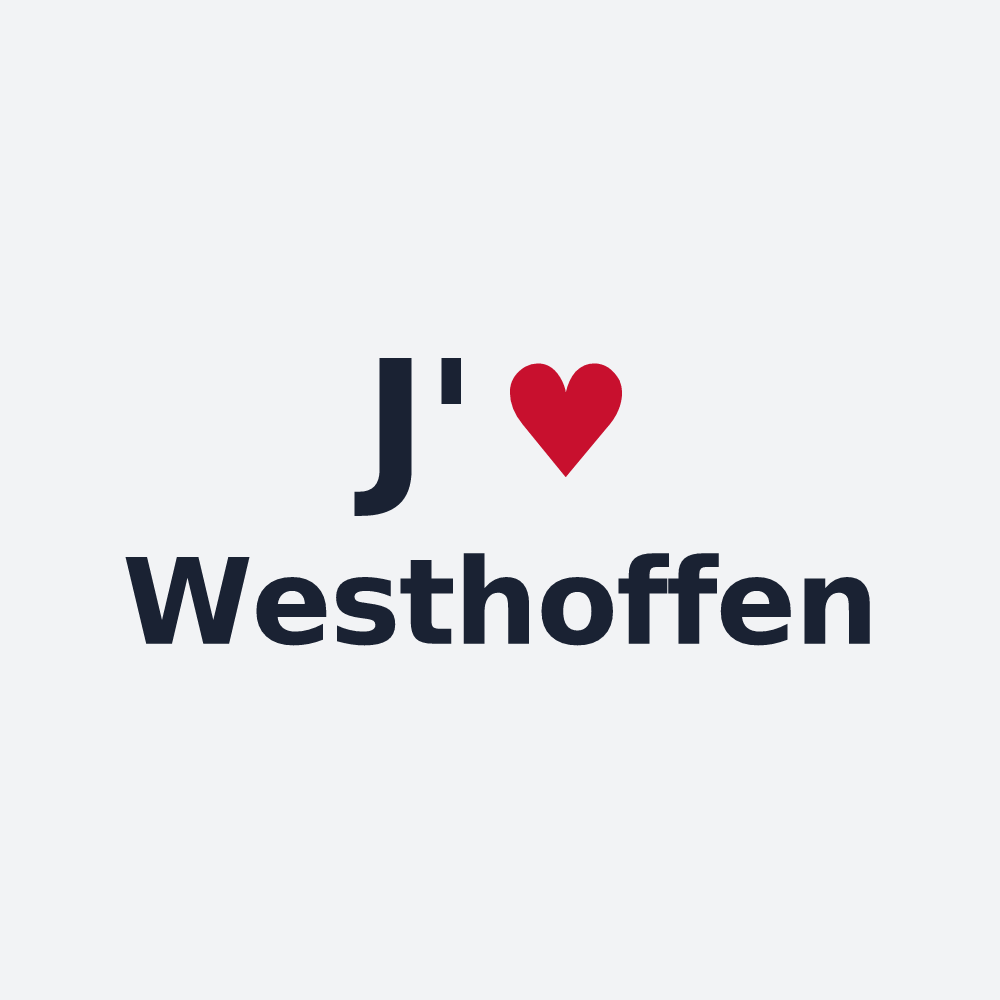 Poster personnalisé Westhoffen — design J'aime Westhoffen