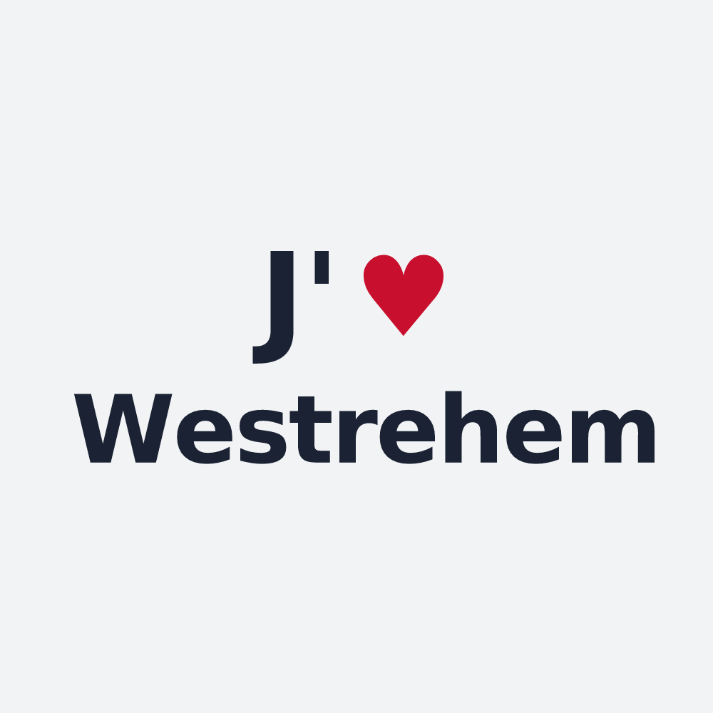 Poster personnalisé Westrehem — design J'aime Westrehem