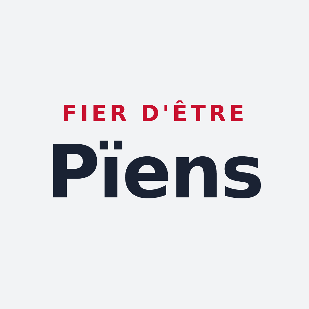 Poster « Fier d'être Pïens » — design pour Wignehies